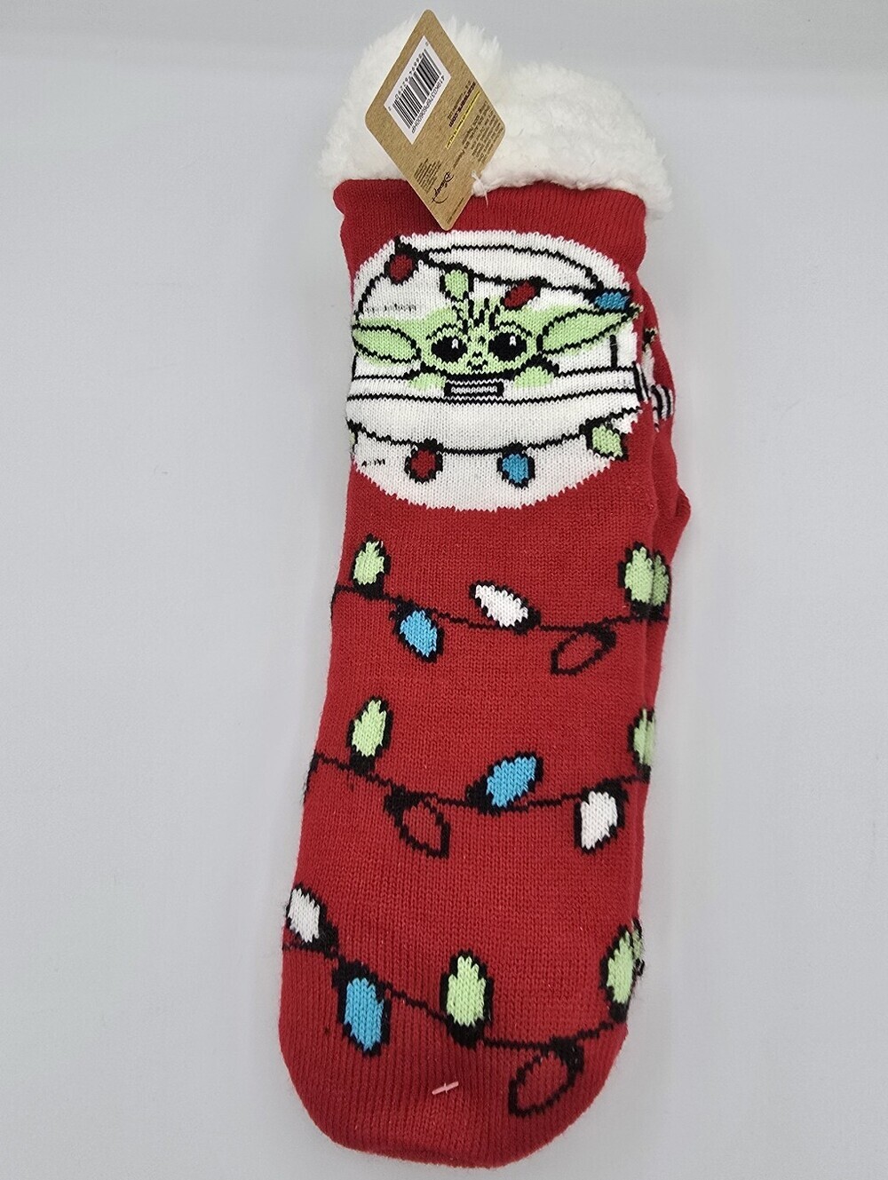 Star Wars - (NWT) The Mandalorian Grogu Baby Yoda Holiday Cozy Slipper Socks